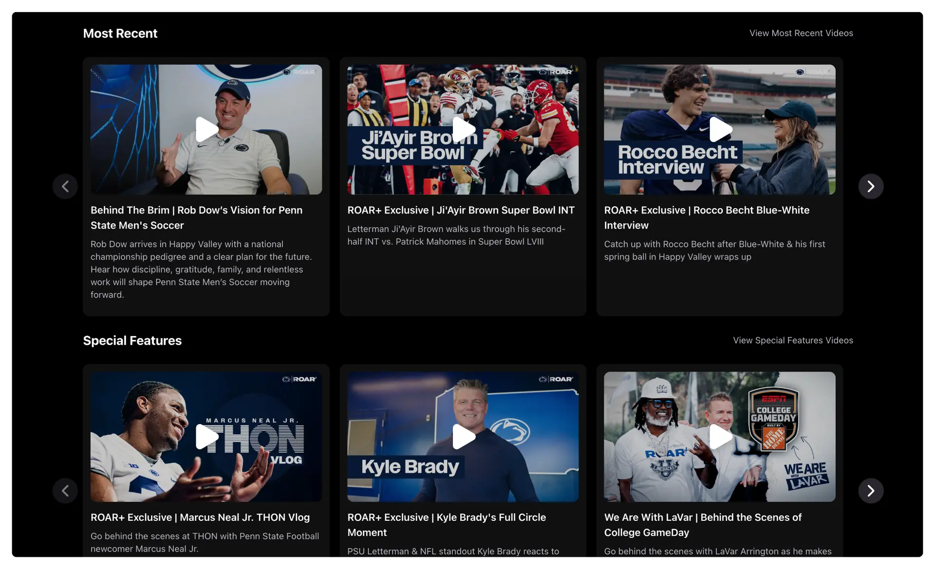 Premium video content library